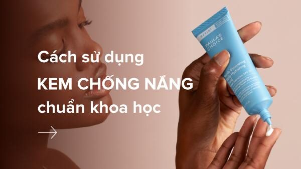 cách dùng kem chống nắng đúng cách