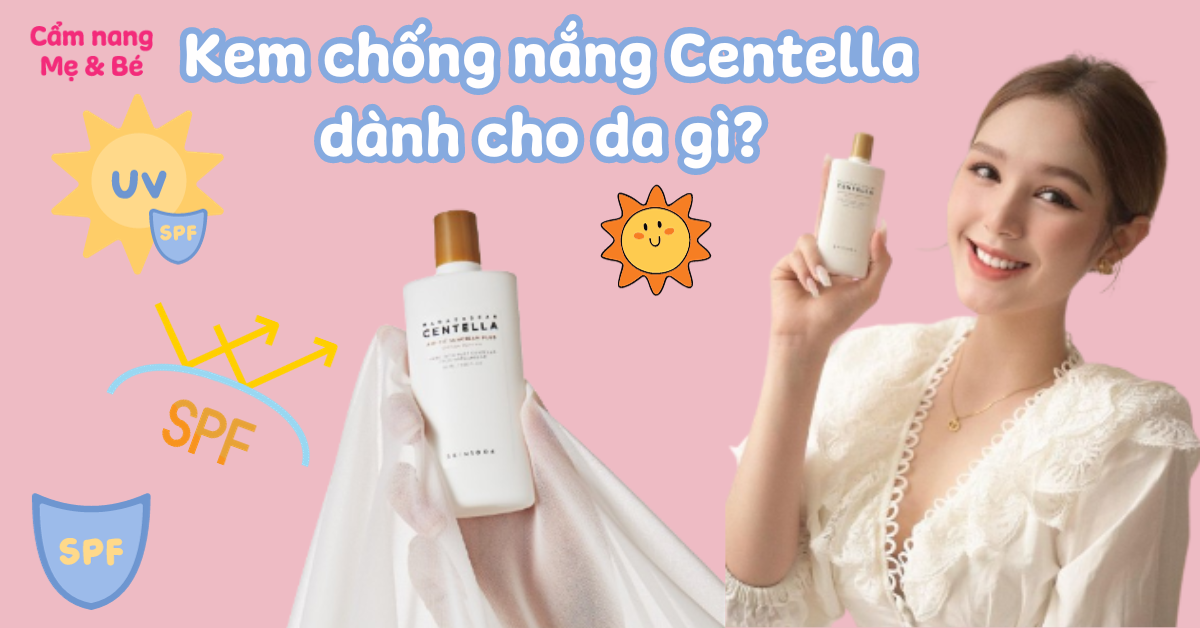 kem chống nắng centella có tốt cho da mụn không