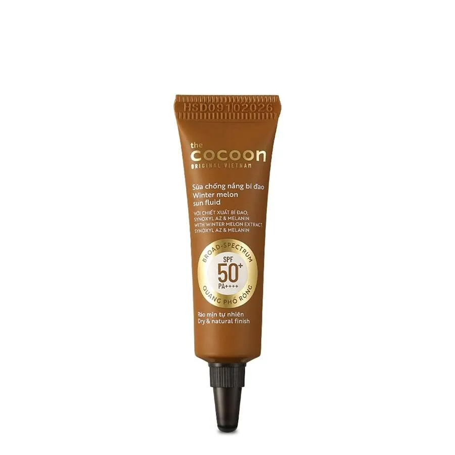 kem chống nắng cocoon bí đao bảo vệ da tự nhiên