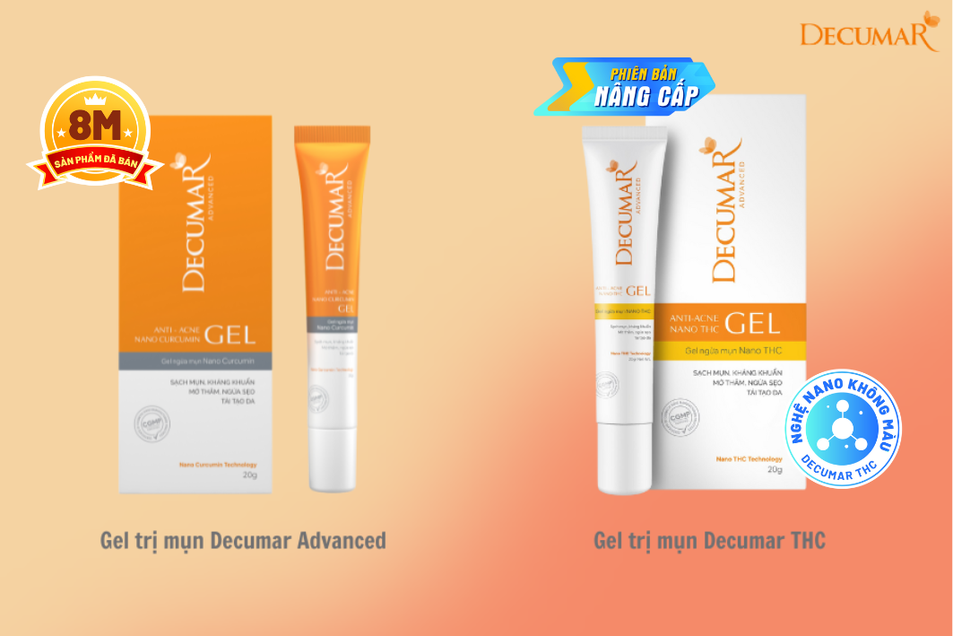 So sánh sự khác biệt giữa hai dòng kem chống nắng Decumar dạng gel và nâng cao