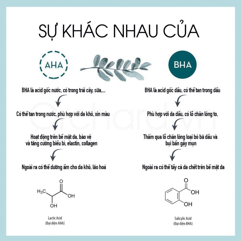 Cách BHA vs AHA hoạt động trên da