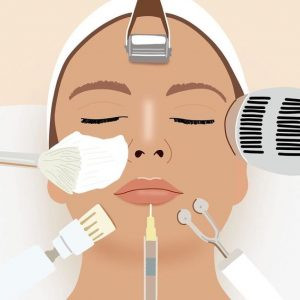Chăm sóc da sau xâm lấn