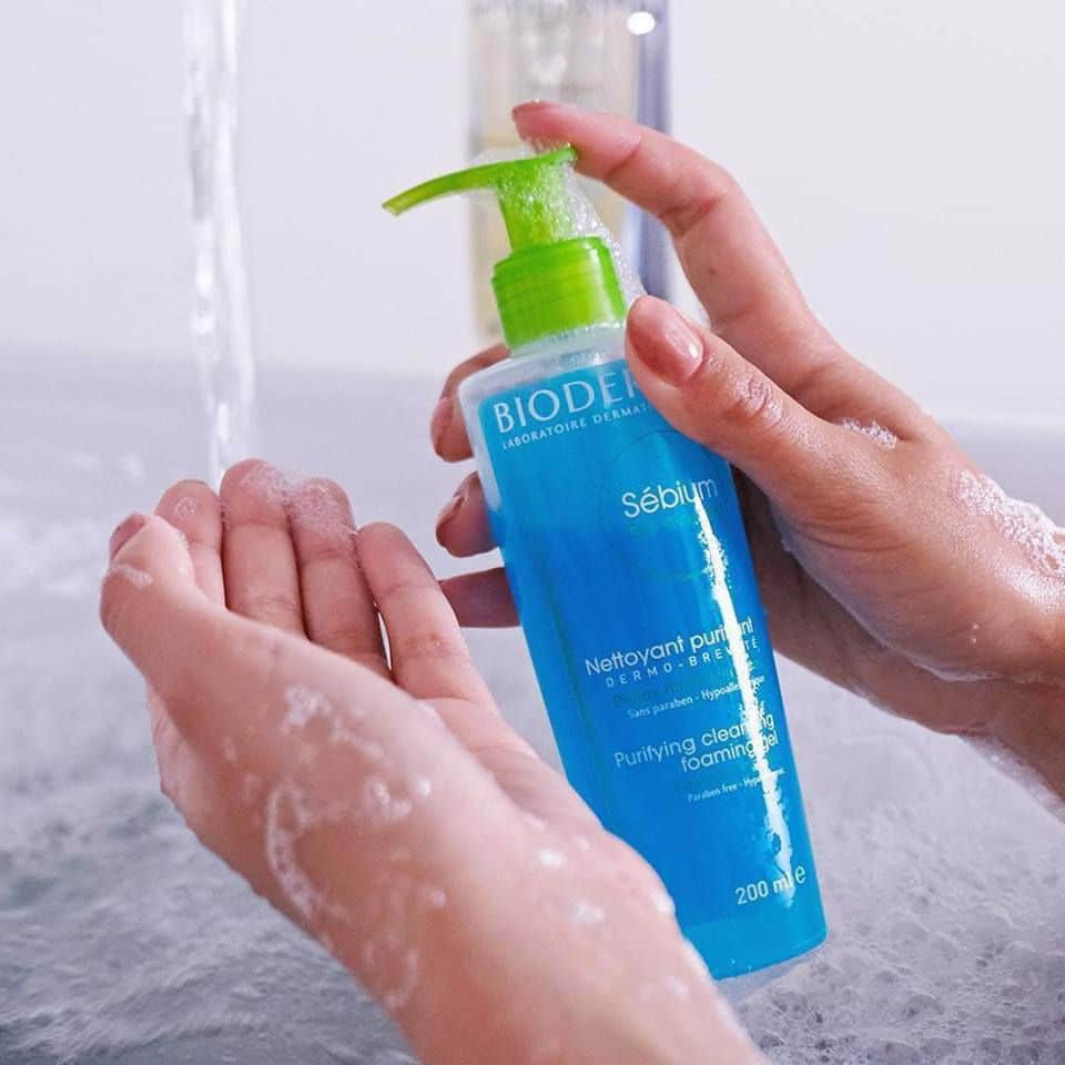 Hướng dẫn sử dụng Bioderma Sebium Gel Moussant