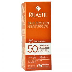 So sánh kem chống nắng Rilastil Comfort Matt và Rilastil Water Touch Crema Matt