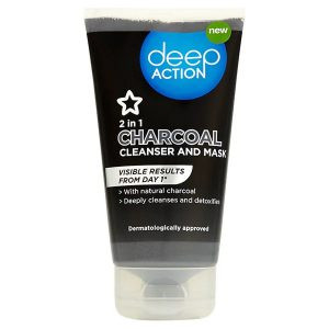 Sữa rửa mặt BHA - Superdrug Deep Action Charcoal Peel Off Mask