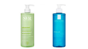 Sữa rửa mặt SVR và La Roche Posay
