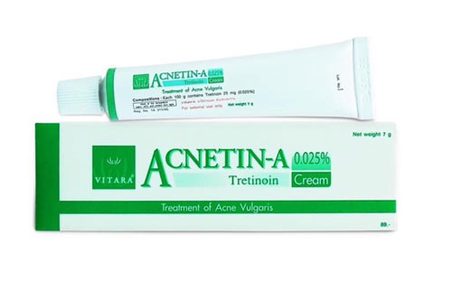 Kem chấm mụn Retin A 0.025% của Thái Lan