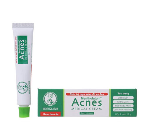 Kem hỗ trợ trị mụn sưng đỏ Acnes Medical Cream