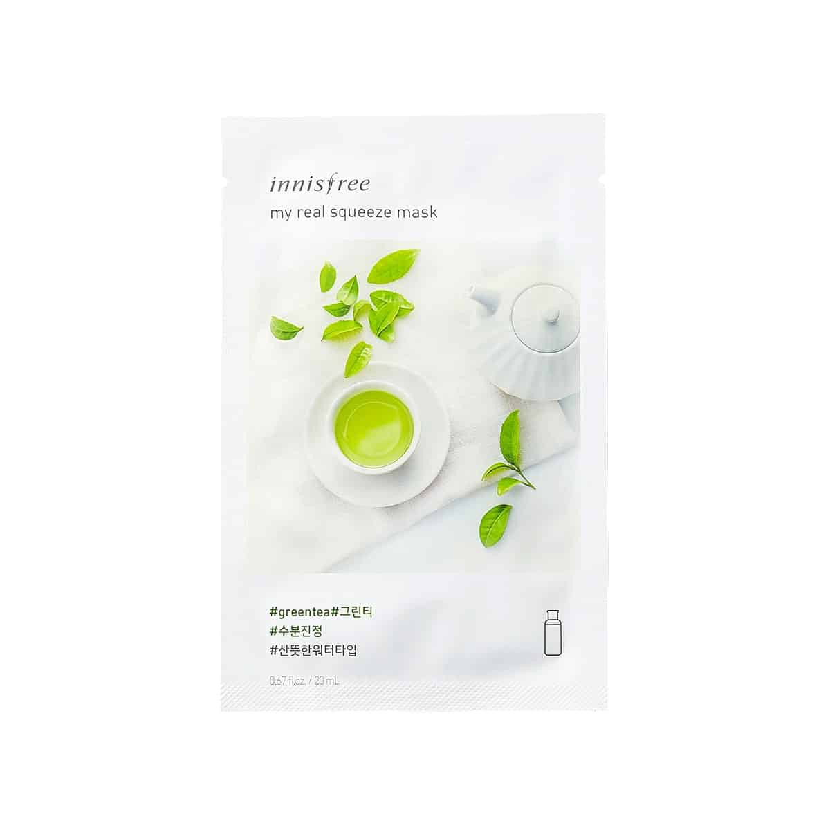 Mặt nạ chiết xuất trà xanh Innisfree My Real Squeeze