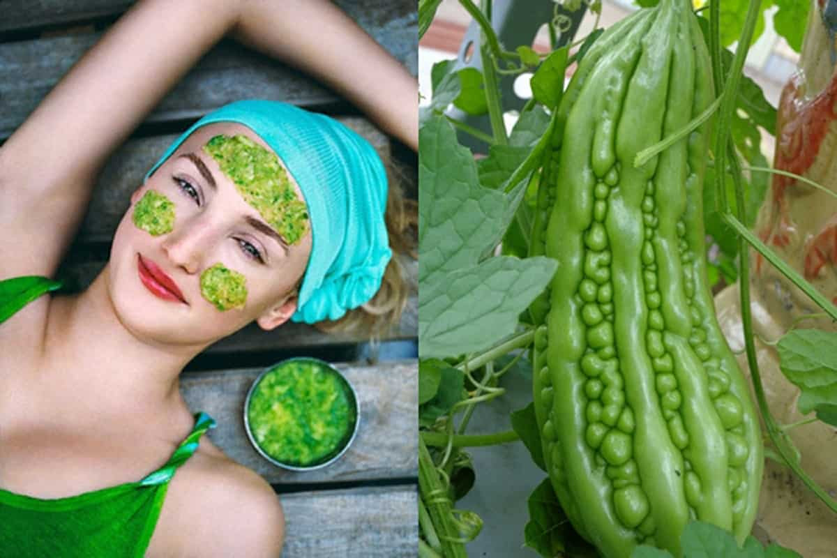 Mặt nạ mướp đắng nguyên chất