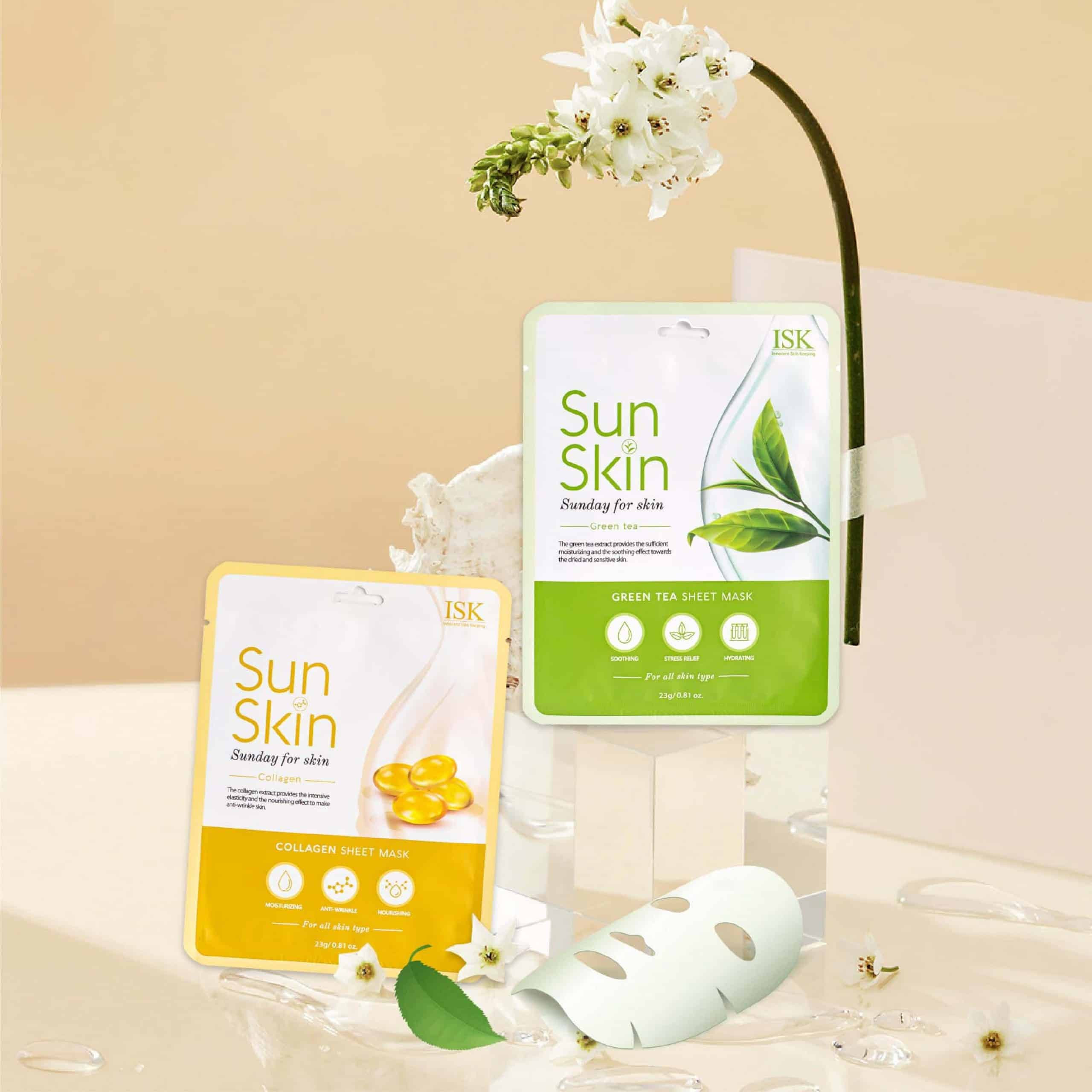 Mặt nạ trà xanh Sunskin
