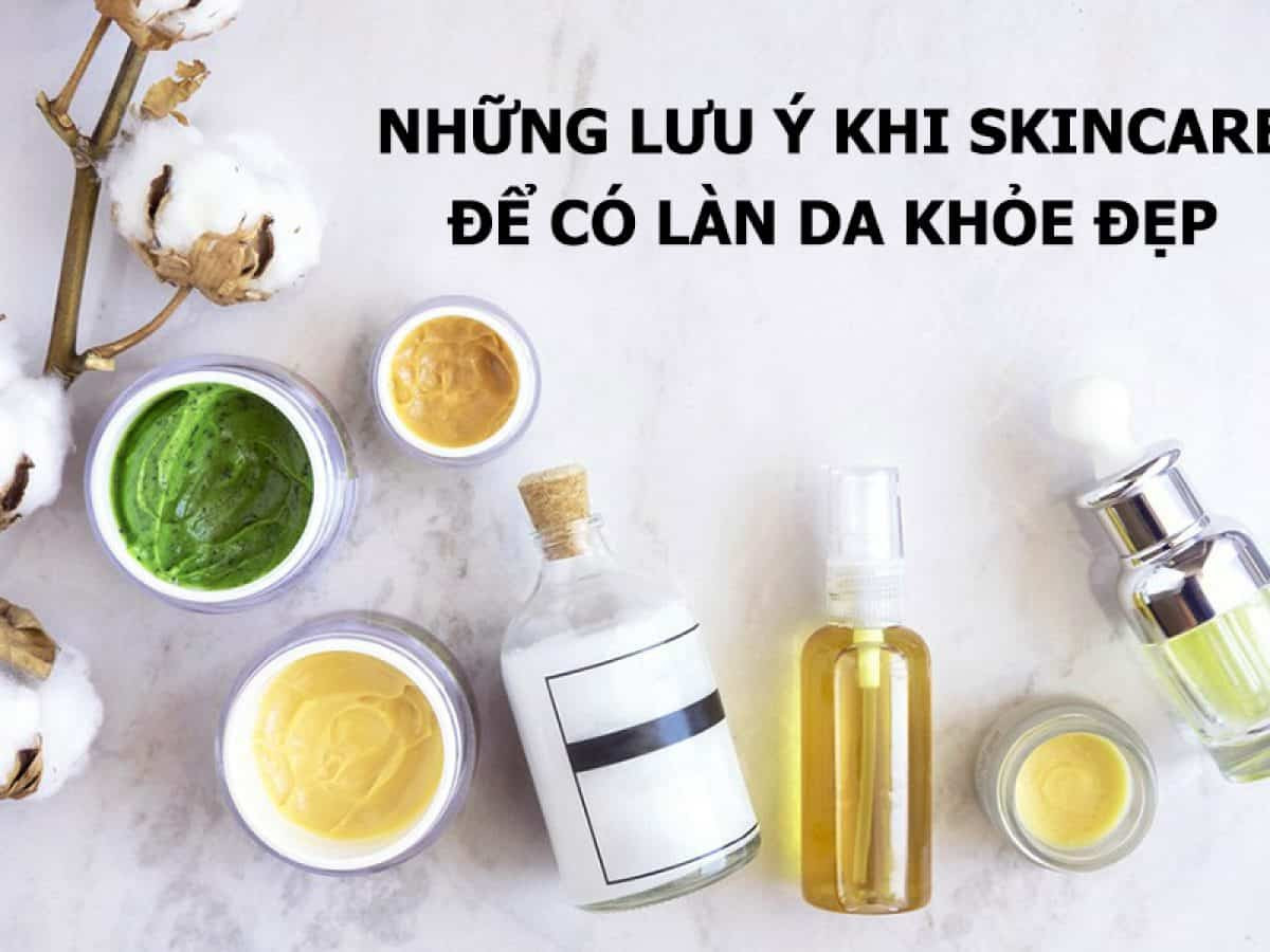 Những lưu ý khi thực hiện quy trình chăm sóc da mụn