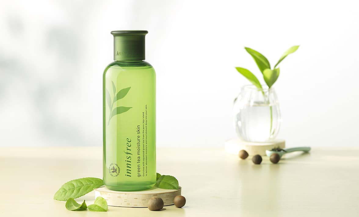 Nước cân bằng da dầu mụn Innisfree trà xanh