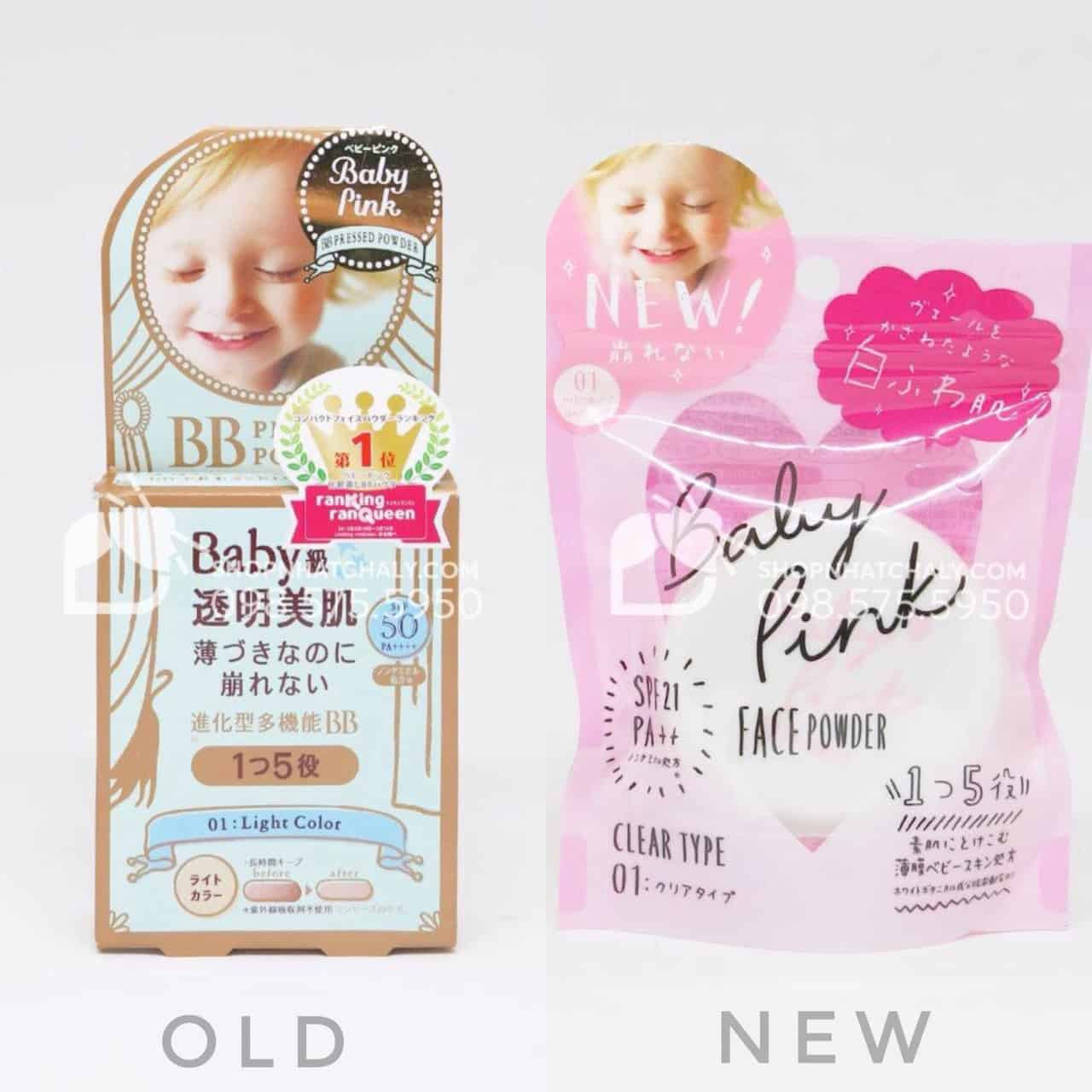 Phấn phủ Nhật Bản Baby Pink