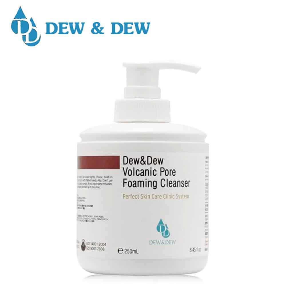 Sữa Rửa Mặt Thiên Nhiên Dew&amp;Dew Volcanic Pore Foaming Cleanser