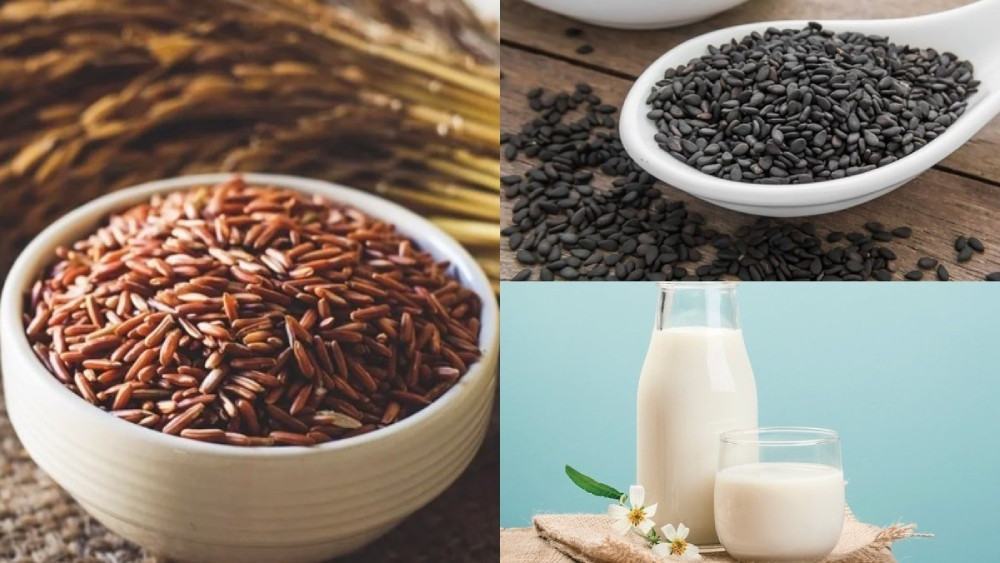 6 tác dụng của bột gạo lứt mè đen và cách làm, sử dụng chi tiết