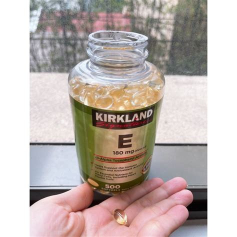 Đánh giá viên uống Vitamin E Kirkland Của Mỹ Signature IU 400, 500 viên